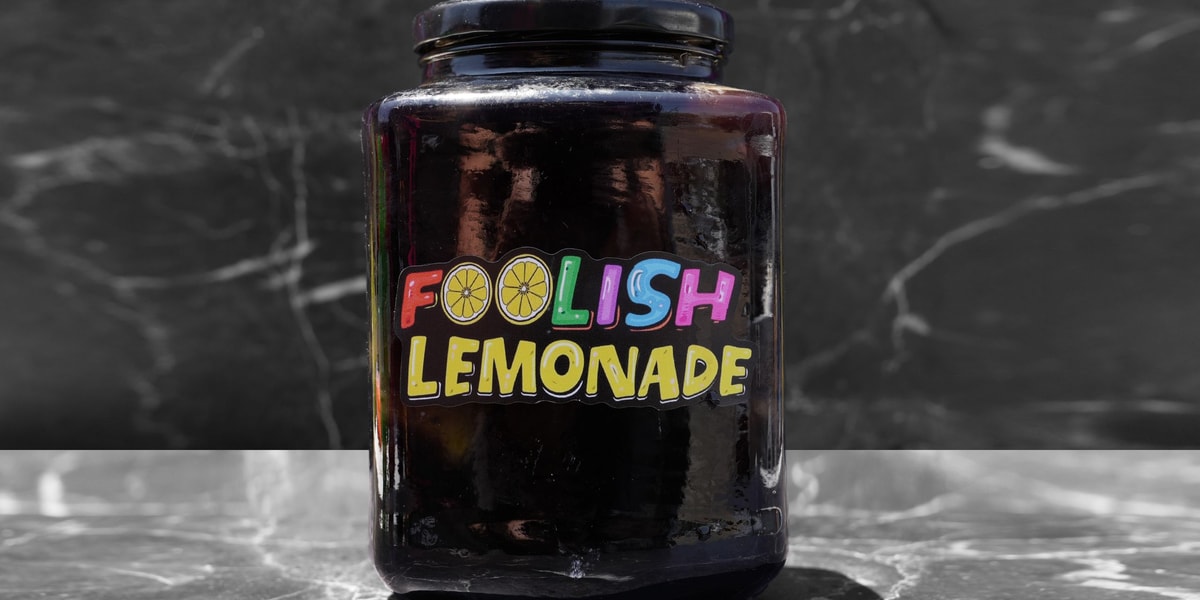 Foolish Grape Ape lemonade from Foolish Lemonade